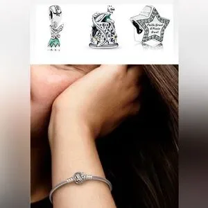 Disney | Jewelry | Pandora X Disney Tinkerbell Star Celestial Thimble ...